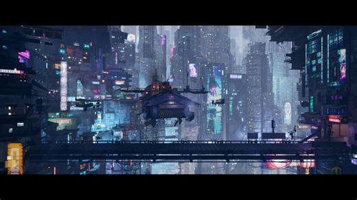 【场景搭建过程 Building Process】科幻场景 | Sci-Fi Scene