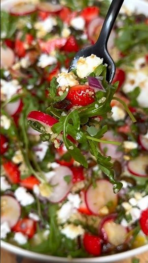 Erdbeere 🍓 im Salat ❤️