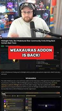 WeakAuras ADDON IS BACK!