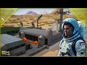 👨‍🚀🏗️COMPUERTA INCLINADA y MEGAGRUA👨‍🚀🏗️ ||Space Engineers T5#8|| Gameplay Español [DIRECTO 4K]
