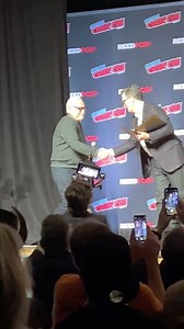 Brian Cox takes the stage with Stephen Colbert at #NYCC for the #WarOfTheRohirrim panel! | Fandango