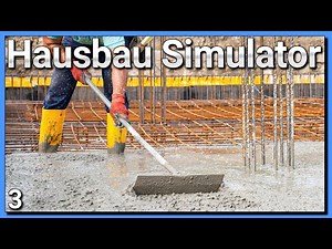 HAUSBAU SIMULATOR 🏠 Fundament und Wände | Demo Gameplay deutsch [s1e3]