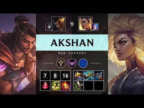 Akshan Support vs Rell - EUW Master Patch 25.17