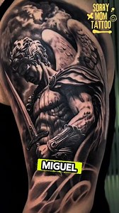 Significado del tatuaje de Arcangel San Miguel ✒️🖤 #sorrymomtattoo #arcangelsanmiguel #tattoo #tatuajes | Sorry Mom Tattoo