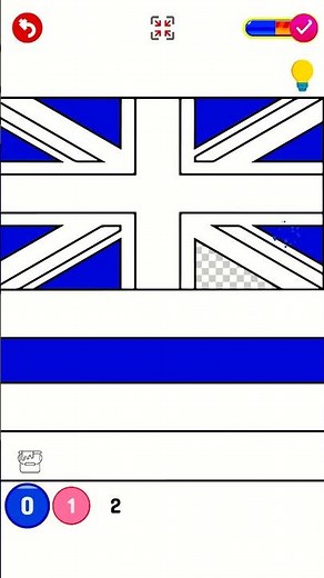 Hawaii State Flag Flags Paint By Number #colorbynumber #coloring