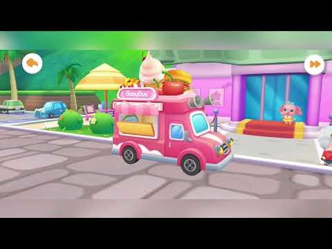 Baby bus cooking burger for children 🧁#kindergarten