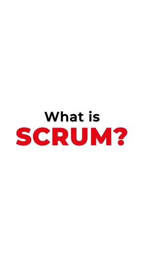 A simple explanation of how products are made with Scrum #scrum #agile