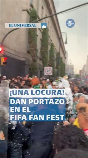 Dan portazo en el FIFA Fan Fest del Zócalo #shorts
