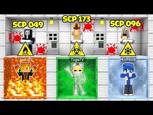 TÔ GÀ THỬ THÁCH 24H XÂY HẦM BÍ MẬT SCP KINH DỊ TRONG MINECRAFT*TÔ GÀ XÂY HẦM SCP 173 096 VÀ 049