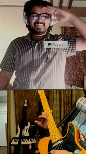 Random People, One Anthem, Pure Respect ❤️❤️❤️❤️❤️ #guitarcover #ometv #reactionvideo #pakistan