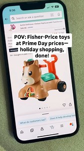 27K views · 19 reactions | The Happiest Holidays Start Here! Kick off your holiday shopping & check out Amazon to save up to 30% during Prime Big Deal Days朗 | Fisher-Price | Facebook