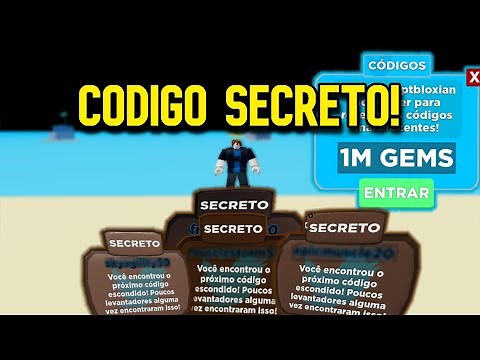 TODOS OS NOVOS CODIGOS SECRETOS DO MUSCLE LEGENDS EM 2021 (roblox)!
