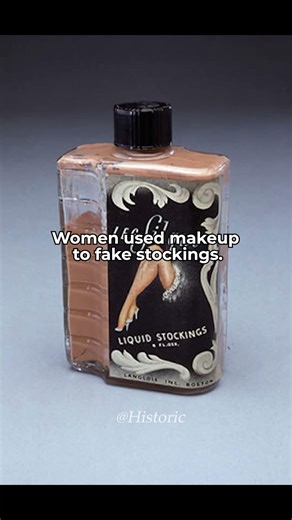 WWII and Liquid Stockings When Women Painted Their Legs #art #history #painting #arthistory