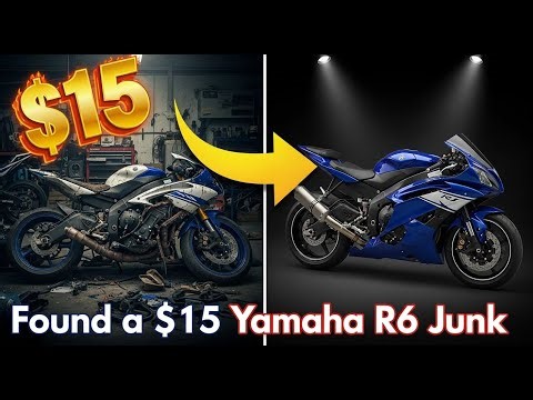 Found a $15 Yamaha R6 Junk | Full Restoration Yamaha R6 Sport Motorcycle
