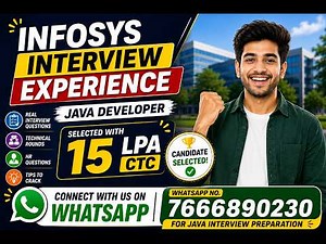 Infosys Java Interview | Spring Boot | Microservices | Scenario based questions