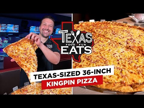 Texas Eats: A Texas-sized 36-inch KingPin Pizza at new spot in SA