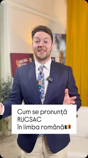 Cum se pronunță RUCSAC în limba română🇷🇴? #romania #podcast | Mihai Craciun