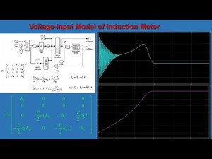 🔌 Voltage-Input Model of Induction Motor | Simulation and Analysis 🌀