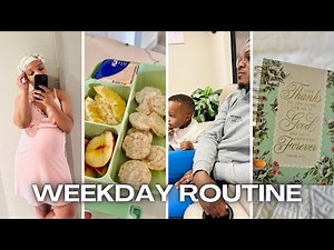 Morning and Nighttime Weekday Routine: Cooking| Bathtime| Bible Study| School drop off and more