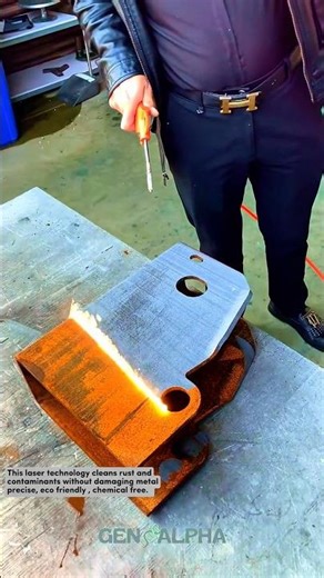 Laser Rust Removal Technology #manufacturing