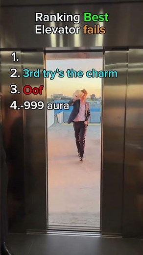 Ranking Best Elevator Fails 😂