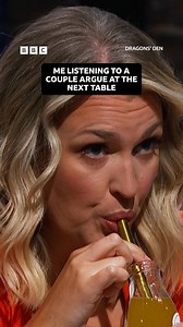 28K views · 27 reactions | *sips tea*  #DragonsDen #SaraDavies #SipsTea Dragons' Den's Sara Davies sips tea while she listens to an entrepreneur's pitch. | BBC One | Facebook