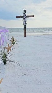 1.7K views · 27 reactions | Gretchen & Justin's barefoot beach wedding on Okaloosa Island 09/14/2024殺 #barefootweddings #destinationwedding #microwedding #emeraldcoast #beachwedding #foryou #beachvibes #elopements | Barefoot Weddings® | Facebook