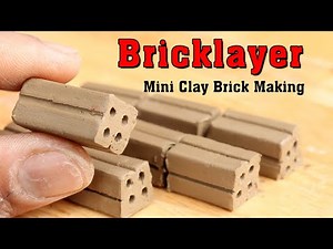 BRICKLAYING: How to make mini Bricks for buildings