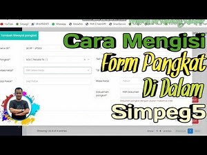 Cara Mengisi SK Pangkat Pada Simpeg5