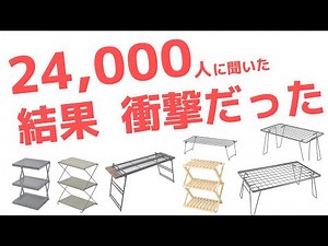 アウトドアラックのランキングTOP10。インスタグラムのフォロワーさんに聞いたリアルな人数別ランキングです。
