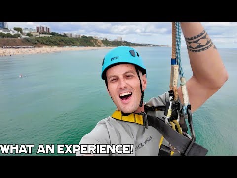 What It's Like To Ride Over Water On A Zip Line!