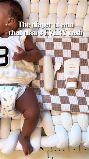 Diaper rash can pop up so fast and once baby’s skin is irritated, it’s hard to calm it down 😭 @Buddle Skincare Shop has been our go-to and it has cleared up every diaper rash we’ve dealt with for Elle. Why I love Buddle 🤍 ✅ works FAST ✅ gentle on baby’s skin ✅ thick barrier protection ✅ helps with redness irritation ✅ easy to apply and not messy And the story behind the brand made me trust it even more Buddle was created by parents of preemies because everything was reacting on their babies’ s