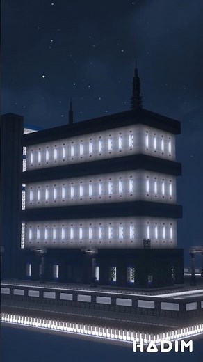 Minecraft Simple Futuristic Build | Cyber Futuristic Sci-fi City 3