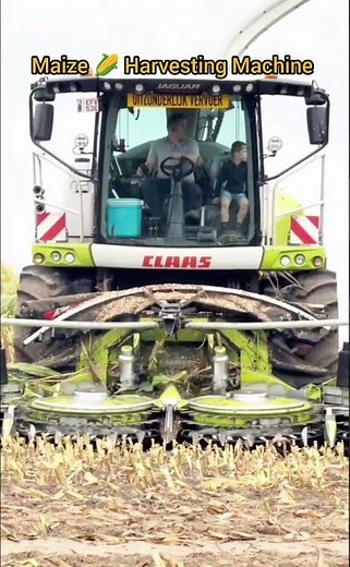 Maize 🌽 Harvesting Machine