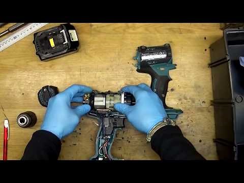 Makita model DDF482 old model DDF456 18V li-ion drill gear assy replacement repair I Handyman