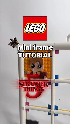 How to build a LEGO Stranger Things 5 mini frame-Holly Wheeler Tutorial👧🏼#legomoc #strangerthings5