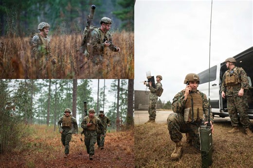U.S. Marines Train to Detect and Track Enemy Signals in Contested Electromagnetic Environments