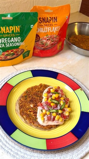 Leftover Roti Tacos 🌮 | High Protein Breakfast Idea 💪 #yt