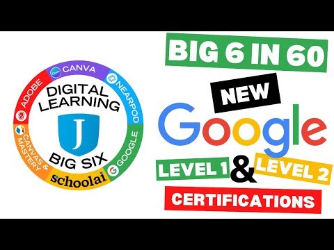 Big 6 in 60: New Level 1 & Level 2 Google Certifications