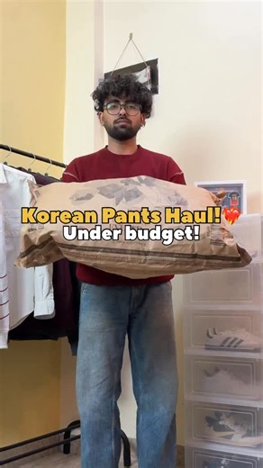 Samyak Gandhi on Instagram: "Korean pants under budget!❤️‍🔥 Comment “Link” or share this reel in my Dm for links!🔗📩 . . . #koreanpants #trousers #fashion #explore #samslayzz"