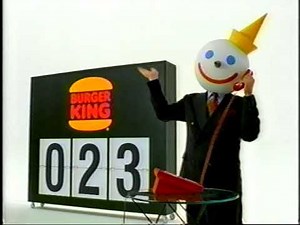 1999 Jack in the Box VS Burger King funny TV ad #2