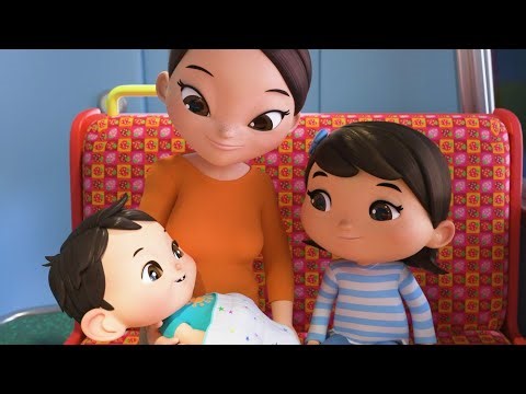 Bedtime Train Ride 🚆 Helping Baby Max Fall Asleep | 👼Lellobee - Preschool Playhouse