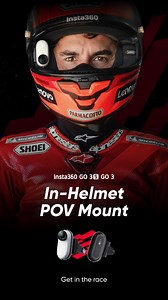 20K views · 116 reactions | Take your motovlogging to the next level with the GO 3/GO 3S In-Helmet POV Mount  With this small, lightweight mount, you can unlock immersive POV footage that matches your eyeline as you ride, and capture audio clearly without the sound of the wind! Get yours now https://store.insta360.com/product/go-3s?c=3951 #insta360 | Insta360 | Facebook