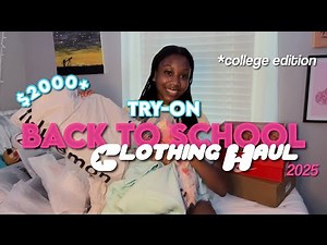 2025 BACK TO SCHOOL CLOTHING HAUL *college edition* | Lululemon, Fashion Nova, PLT, etc.