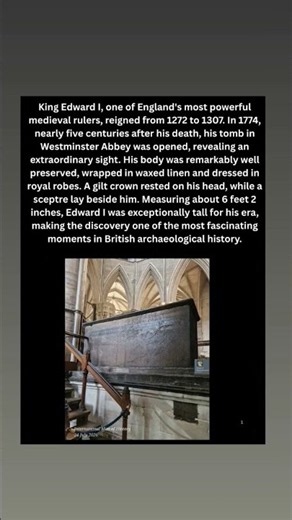 The Astonishing Tomb of King Edward I Opened After 467 Years