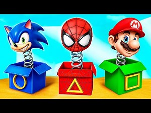 오징어 게임 속 마리오 vs 소닉 | 소닉 3 | 오징어 게임 3