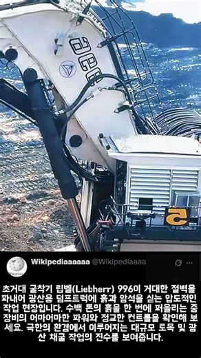 한 번 푸면 수백 톤? 초거대 중장비의 소름 돋는 작업 스케일 #worker #process #heavyequipment #excavator #mining