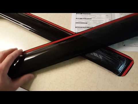 How to install Ventvisor Deflector from AVS for 2018 KIA SOUL windows | Rain Guard