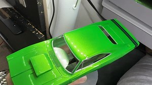 Revell Dodge Charger 1/25 2k Cleared the Charger today with ProScale Paints 2k clear, the mica effect of the ProScale Paints golden blaze green looks amazing under the lights, stunning colour. This is going to look amazing once flatted back and polished up :) | ProScale Models