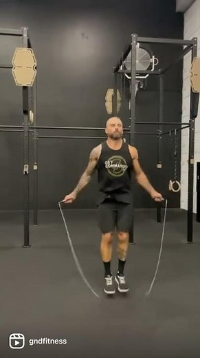 Commando Steve with a GND Fitness Weighted Skipping Rope